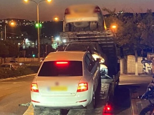 מבצע אכיפה של משטרת התנועה. צילום: דוברות המשטרה