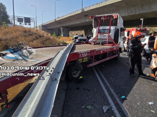 הגרר שהתדרדר | מעודכנים ניוז - כבאות והצלה