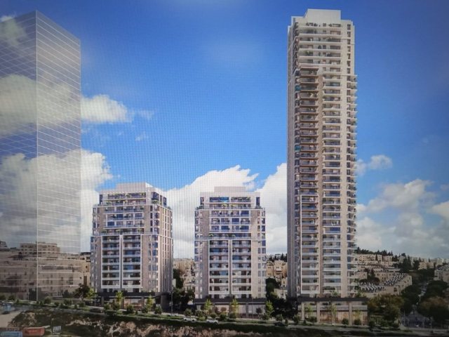 הדמיה- תוכנית רחוב סיירת דוכיפת בפסגת זאב. קרדיט: קרלוס פרוס אדריכלים