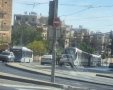 הרכבת התקועה בתחנת טבנקין | צילום: NA