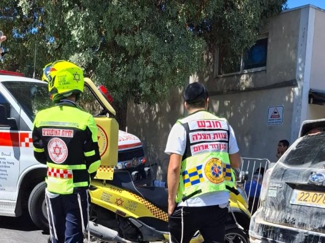 זירת הפיגוע | צוות הצלה