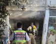 זירת השריפה | דוברות צוות הצלה