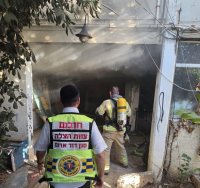 זירת השריפה | דוברות צוות הצלה