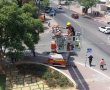 קיר קרס על פועל בדירה בעיר; חולץ באמצעות מנוף גבהים ופונה לאסותא