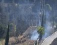 עמוד החשמל שהתפוצץ | צילום: ירושלים החרדית