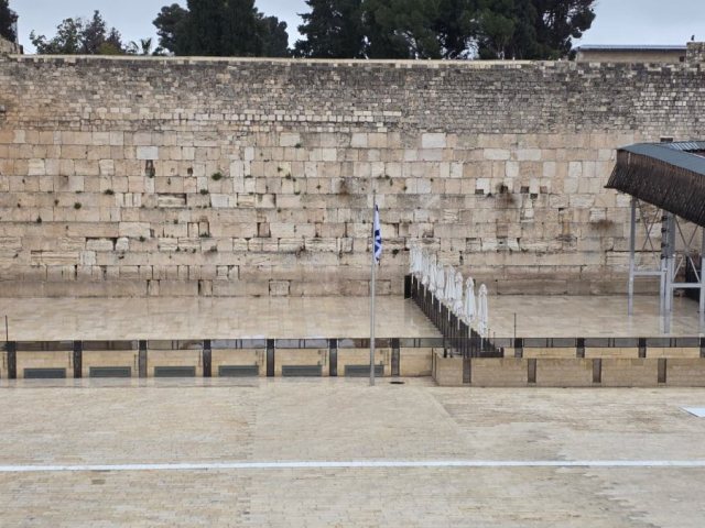 הכותל המערבי ריק | הקרן למורשת הכותל