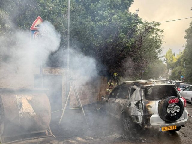 ההצתה המסוכנת ליד מעון ראש הממשלה | דוברות המשטרה